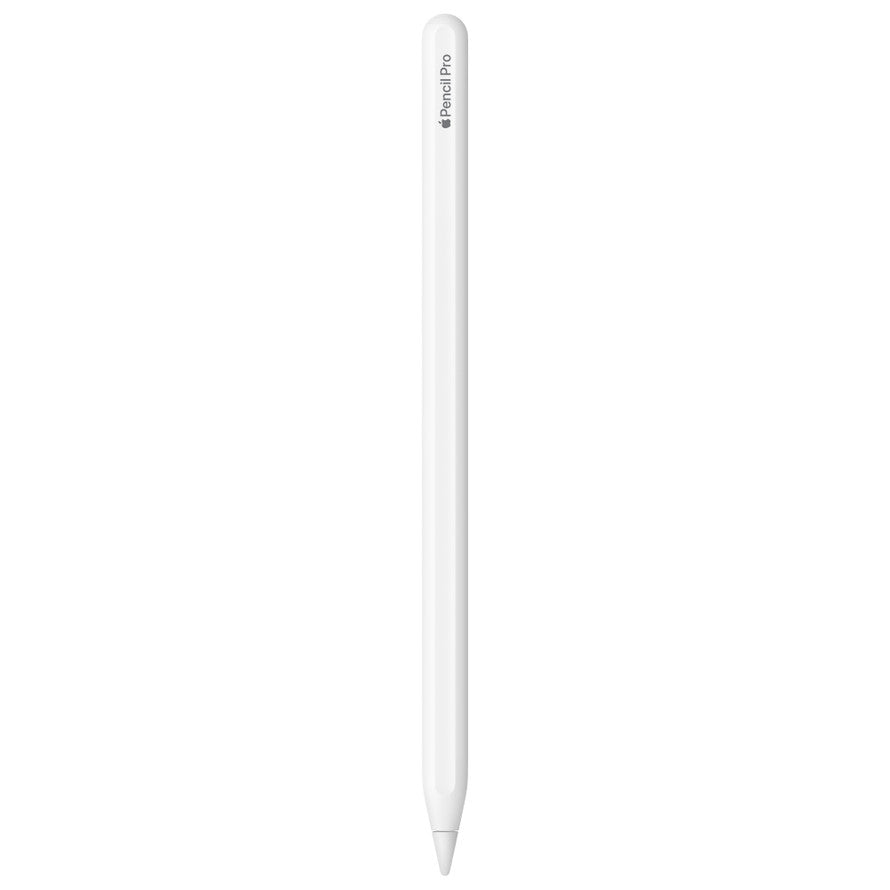 White Apple Pencil Pro for iPad, sleek digital stylus with precision tip