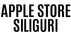 Apple Store Siliguri logo text in bold black letters on white background