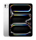 Silver iPad with vibrant abstract wallpaper, sleek design, modern tablet for productivity and entertainment